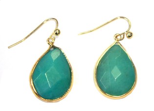 OORBELLEN BLAUW/GROEN (1st)