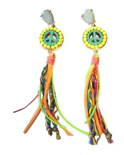 IBIZA LOOK OORBELLEN COLORFUL PEACE (1st)