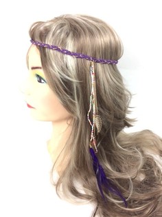 GEVLOCHTEN HAARBAND MET VEREN PAARS (1st)