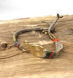 HANDMADE ORIGINALS ARMBAND TAUPE (1st)