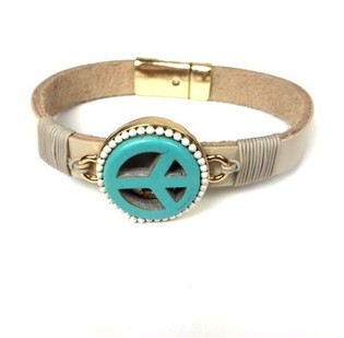 ARMBAND TAUPE/CRÉME PEACE (1st)