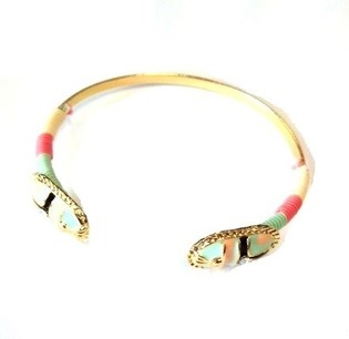 ARMBAND ROZE TURQUOISE (1st)