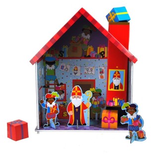 3D SINTERKLAAS HUIS BOUWEN (2st.)