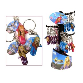 HANNAH MONTANA LICHTGEVENDE SLEUTELHANGER OP DISPLAY (36st.)
