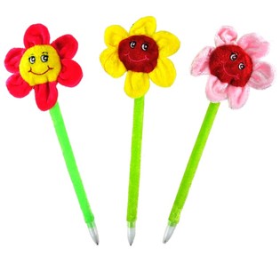 PLUCHE BLOEMEN PEN (11st.)