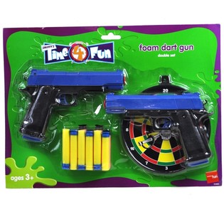 PISTOOL SET OP KAART (6st.)