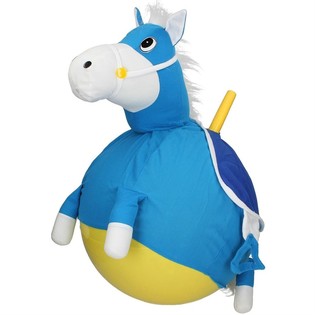JOLLY JUMPER PAARDEN SKIPPYBAL - BLAUW