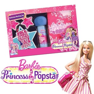BARBIE PRINCESS & POPSTAR BADSET (6st.)