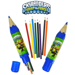 SKYLANDERS 8 KLEURPOTLODEN IN GROTE KOKER (6st.)
