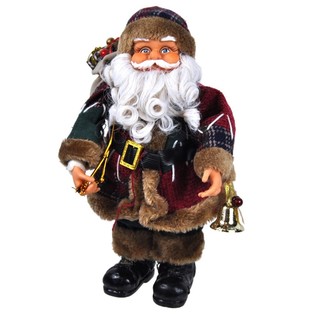 GROTE LUXE DECORATIE KERSTMAN 35 CM. (2st.)