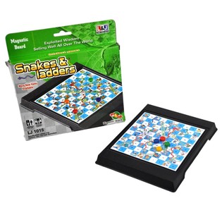 MAGNETISCH SNAKES EN LADDERS REISSPEL (6st.)