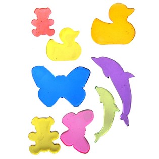 JELLY GEMS DECORATIE PLAKKERS 22 x 12 (24st.)