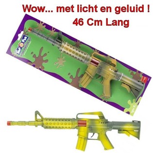 SMIFFY'S MEGA GROOT GEWEER MET LICHT EN GELUID (7st.)