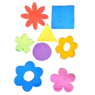 JELLY GEMS DECORATIE PLAKKERS 25 x 16 (24st.)