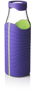 MENU - WATERKARAF SILICONEN DOP EN FILTER MET GEKLEURD JASJE 1 LITER 25 CM. (1st.)