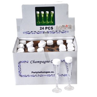 CHAMPAGNEGLAS BELLENBLAAS IN DISPLAY (24st.) 