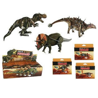 OPWINDBARE DINOSAURUS 3D PUZZEL IN DISPLAY (20st.)