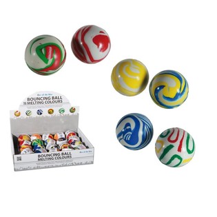 KLEURRIJKE STUITERBALLEN IN DISPLAY 4 CM. (20st.)