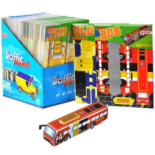 3D AUTO PUZZELS IN DISPLAY (64st.)