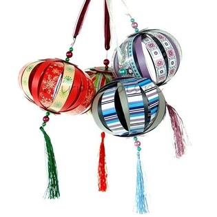 MAAK JE EIGEN GROTE DECORATIE KERST HANGBALLEN KNUTSELPAKKET (12st.)