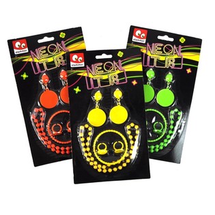 NEON SIERADEN SET OP KAART (12st.)