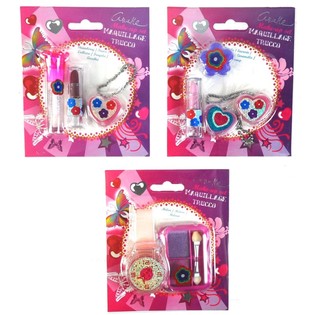 MAKE-UP SETJES VOOR MEISJES OP KAART (9st.)