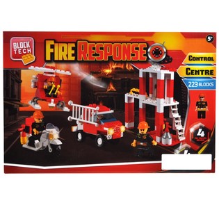GROTE BRICKS BOUWSTENEN FIRE RESPONSE SET - 223 DELEN (3st.)