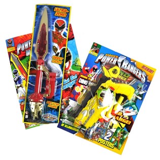 ***SPOTGOEDKOOP*** POWER RANGERS SUPRISE PAKKET, INCLUSIEF SPEELGOED ! (12st.)