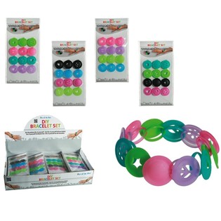 ***SPOTGOEDKOOP*** MAAK JE EIGEN KLEURRIJKE ARMBANDEN (24st.)