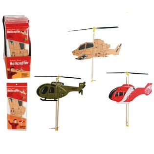 FOAM HELIKOPTER MET DRAAIENDE PROPELLERS (24st.)