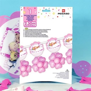 GROTE BALLONNENSLINGER 2.3 METER - ROZE (3st.)