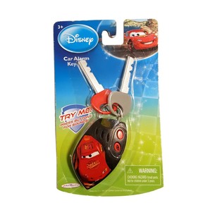 DISNEY CARS AUTOSLEUTELS OP KAART (6st.)