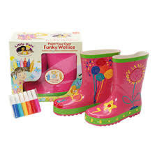 FUNKY WELLIES - KLEUR JE EIGEN LAARZEN - ROZE / MAAT: 30