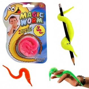 MAGIC TWISTY WORM OP KAART (12st.)