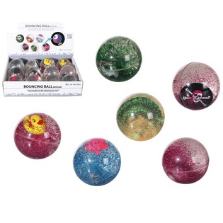 LICHTGEVENDE STUITERBALLEN IN DISPLAY 5 CM. (12st.)