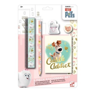 5-DELIGE THE SECRET LIFE OF PETS TEKENSET OP KAART (12st.)