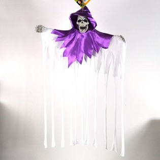 HANGENDE GRIEZEL - PAARS/WIT (6st.)