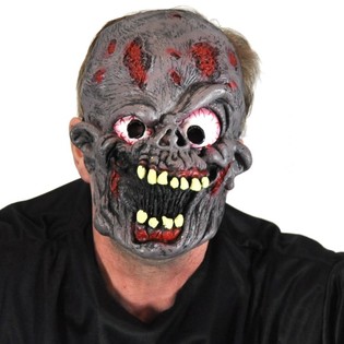 FLEXIBEL ZOMBIE MASKER (3st.)