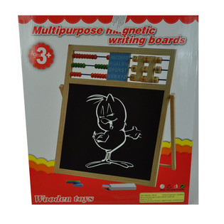 GROTE MULTIFUNCTIONEEL HOUTEN MAGNETISCH SCHRIJFBORD (1st.)