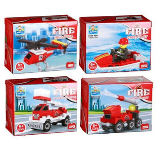 BRICKS BOUWSTENEN - BRANDWEER SERIE (24st.)