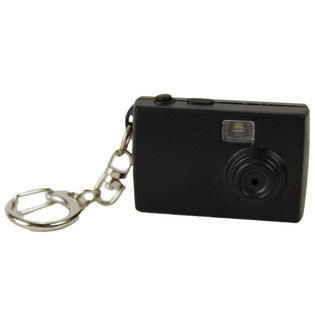 ***GADGET*** SLEUTELHANGER CAMERA MET LICHT FLITS & GELUID (100st.)