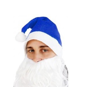 BLAUWE STANDAARD KERSTMUTS (12st.)