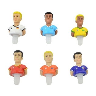 ***SPOTGOEDKOOP*** FLESSENDOP MIX VOETBALSPELERS (240st.)