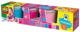 Ses Vingerverf Girly, Verfset 4x150ml (1st.)