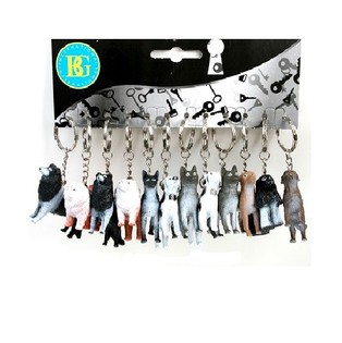 MIX HONDEN SLEUTELHANGERS (12st.)