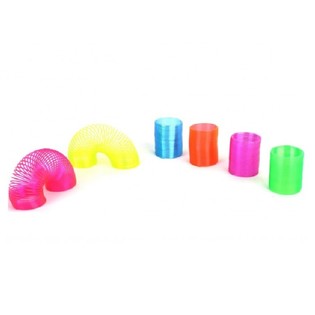 MINI NEON KLEUREN SPIRALEN &Oslash;3.5 CM. (48st.)