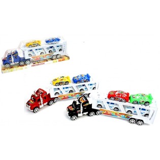 GROTE TRUCK MET 4 AUTO&rsquo;s OP BLISTER (6st.)