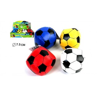 MIX KLEUREN VOETBALLEN, 7,5 Cm. IN DISPLAY (12st.)