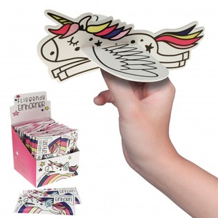 EENHOORN (UNICORN) FOAM VLIEGTUIGEN  IN DISPLAY (48st.)