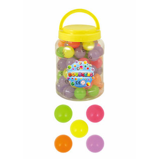 GLOW IN THE DARK STUITERBALLEN Ø3.3 CM. IN POT (72st.)